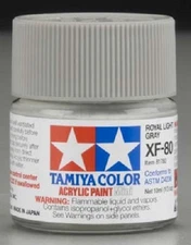 Tamiya Acrylic XF-80 British Navy Gray Paint Jar 81780