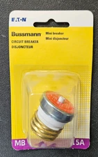 Cooper Bussmann 15 Amp Time delay Edison base Fuse