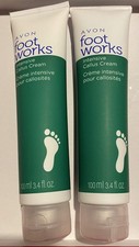 2-Pack Avon Peppermint Foot Works Intensive Callus 3.4 Fl Oz Pack of 2 