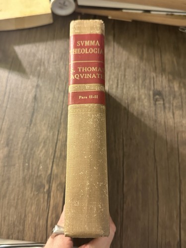 Summa Theologiae Volume II by Saint Thomas Aquinas Latin Version Marietti 1948 - Picture 2 of 9