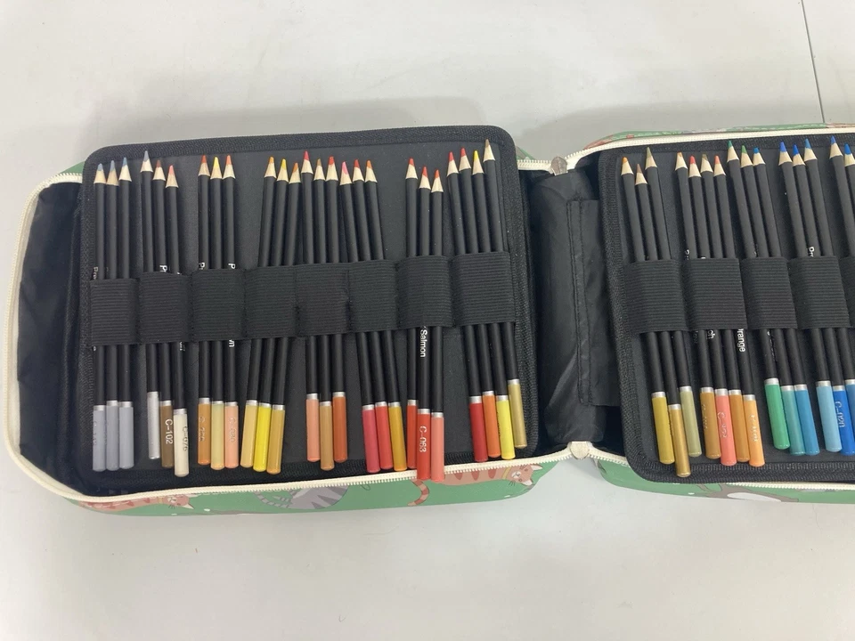 Estuche de Transporte Qian Shan Lápices de Colores Faber Castel Metálico Premium Lote de 199 Foto 3 de 4