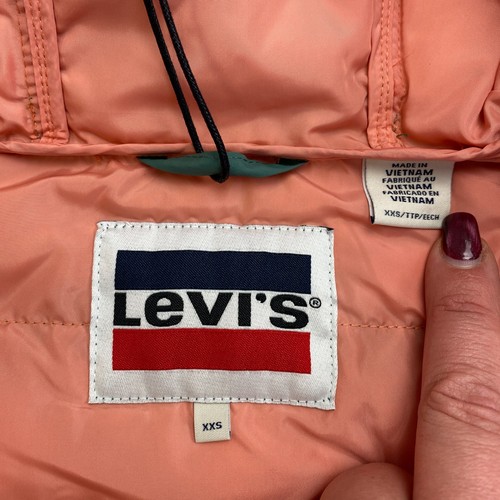 Levi's Women Green Edie Packable Hooded Jacket Coat Size XXS 2XS - Picture 4 of 16