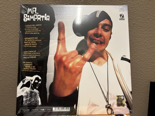 Fabri Fibra “MR. SIMPATIA” 2LP TANNEN RECORDS 2017 Limited Numbered - Picture 3 of 4