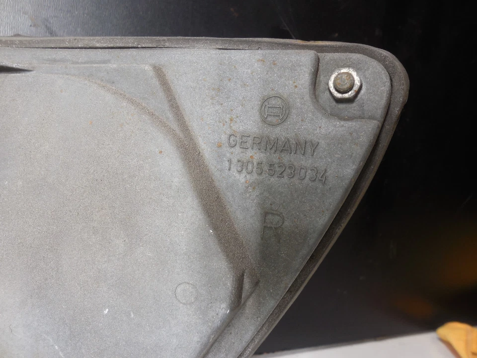 Carcasa Faro Derecho 1305523034 72-89 Mercedes Benz R107 450SL 380SL 560SL Foto 3 de 4