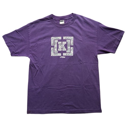 Vintage 90s Y2K KREW Skateboards Paisley Bandanna T Shirt Men Size Large
