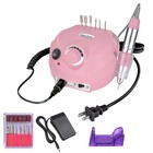 Byootique Manicure Pedicure Electric Drill File Machine Kit Set Salon Diy Pink