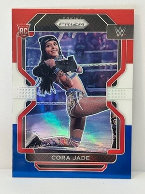 2022 Panini Prizm WWE Cora Jade RC Red, White and Blue Rookie #188 S15