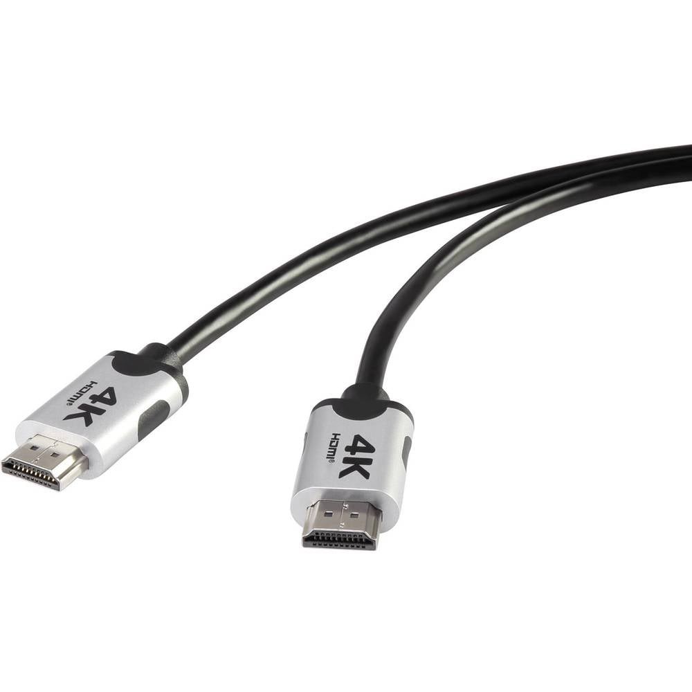 Кабель HDMI-A Stecker 2.00 m Schwarz SP-6344136 для подключения к разъему SpeaKa Professional HDMI Anschlusskabel Schwarz SP-6344136