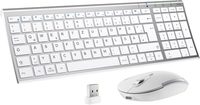 Tastatur Maus Set Kabellos, iClever Kabellose Tastatur Und Maus, Wiederaufladbar