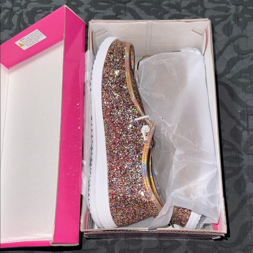 Corkys Kajak Konfetti mehrfarbig Glitzer Slipper Damengröße 10 Freizeitkleidung - Bild 2 von 13