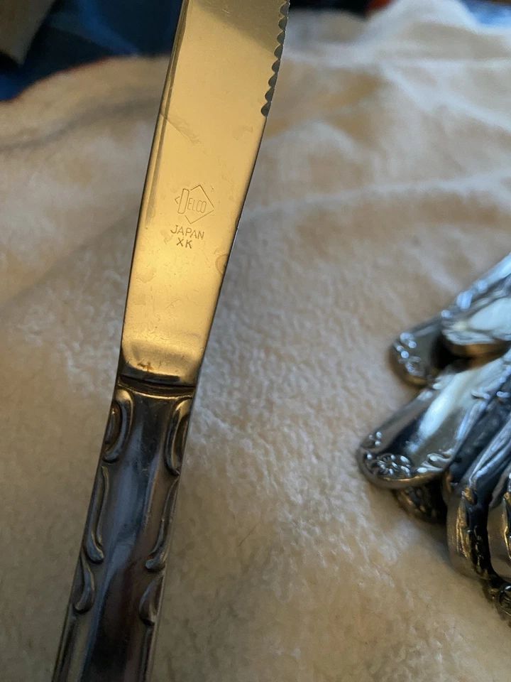 Столовые приборы Delco MELINDA из нержавеющей стали Япония. 144 шт. чайные ложки, вилки, ножи. - Изображение 2 из 4