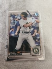 2020 Bowman Draft Tyler Soderstrom 1st Bowman Chrome #BD-119 Athletics A's (C)
