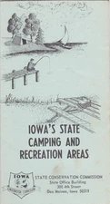 1970's Iowa's State Camping and Recreation Areas Directory  Brochure