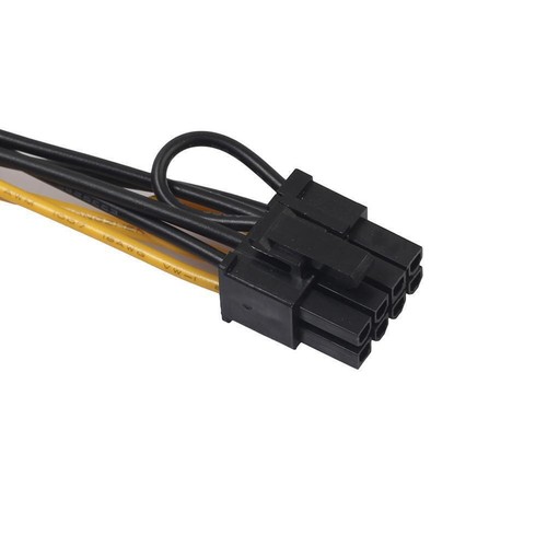 SATA 15 pin Male to 8 pin 6+2 PCI-Express PCIe Video Graphic Adapter Power A6W2 - Picture 6 of 9