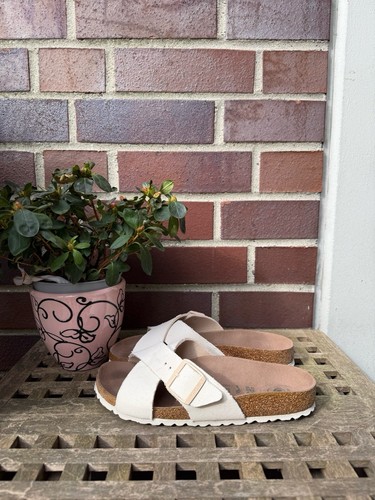 Birkenstock Siena, Creme, vegan, Gr.39 - Bild 4 von 6