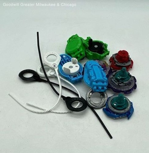 Beyblade Burst Assorted Mixed Color Spinning Tops Launchers And Battle Parts Set - Picture 1 of 5