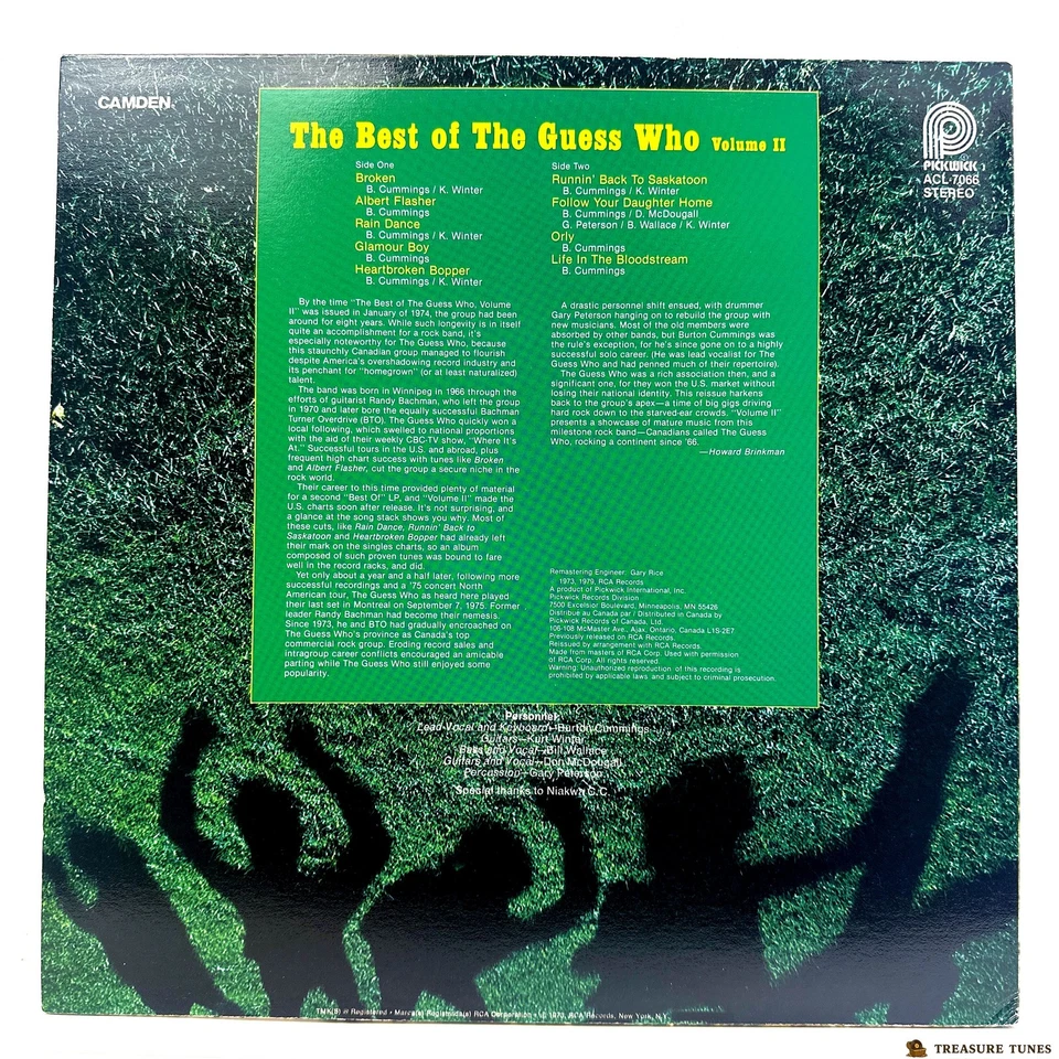 The Guess Who – The Best Of The Guess Who Volume II - Image 3 of 4