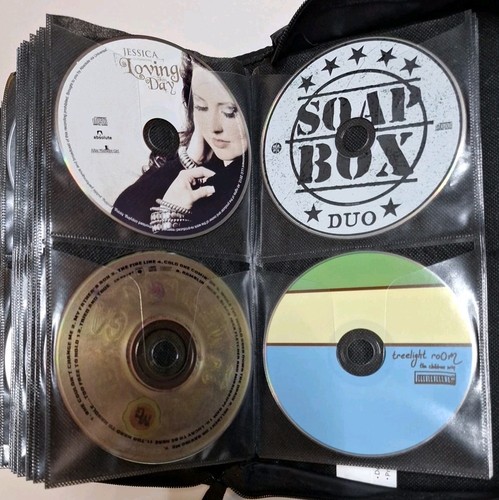 CD Lot Holder Zip Up Filled With 104 Of 80 'S 90’s 00’s Country Folk & Blues VG - Picture 23 of 24