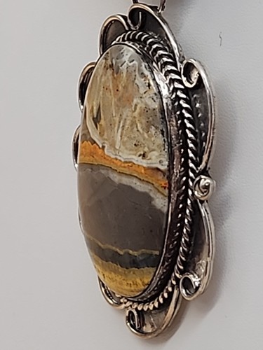 GARY NEZ NAVAJO Hummel Jaspis/Sterling Silber Anhänger - Bild 11 von 18