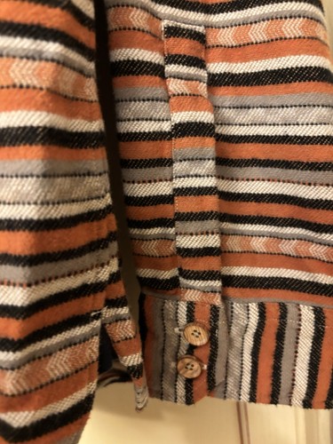 The J. Peterman Co. Plaid Flannel Prairie Pullover Shacket Size XL - Picture 8 of 16