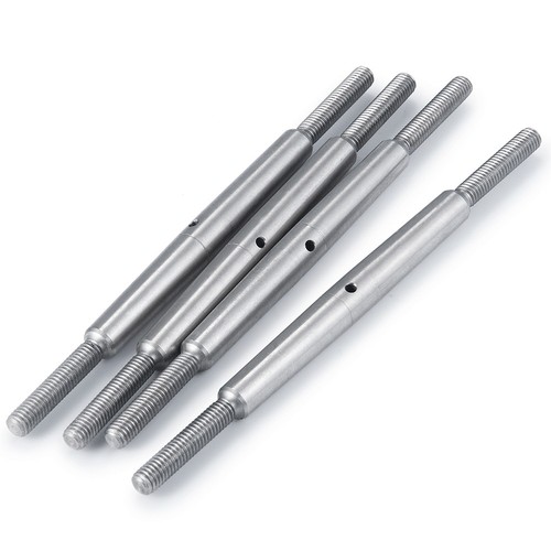 FLYXM 4PCS STAINLESS STEEL TIE RODS UPGRADE FOR ARRMA KRATON 8S 1/5 RC TRUCK CAR - Picture 7 of 8