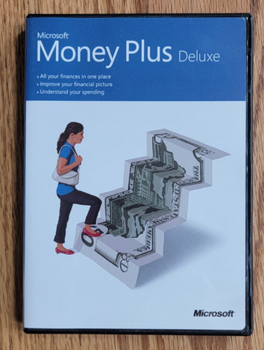 2007 Microsoft Money Plus Deluxe CD & Booklet