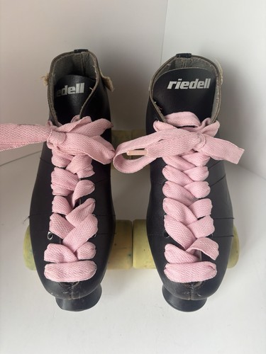 Vintage Riedell USA Invader Size 7M 9W Roller Skates Sure-Grip Super X5L Trucks - Picture 4 of 12