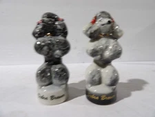 Jim Beam Regal China poodle Salt & Pepper Shakers