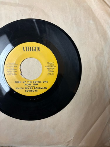 Virgin 45rpm Vinyl South Texas Bohemian Cowboys Turn Up The Bottle One More Time - Bild 10 von 14