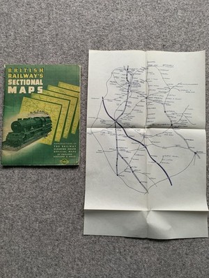 Ian Allan - British Railway's Sectional Maps England, Scotland & Wales -Dec 1947