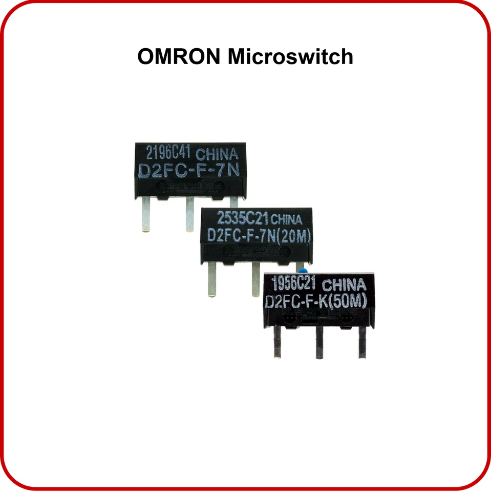 OMRON D2FC-F-7N / D2FC-F-K (5M) (20M) (50M) Microswitch Mikroschalter