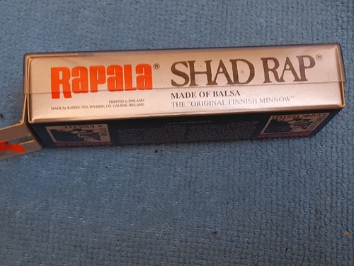 RAPALA SHAD RAP HOLOGRAPHIC FINISH HSR-7 HESH EMERALD SHAD IRELAND NIP. - Picture 4 of 5