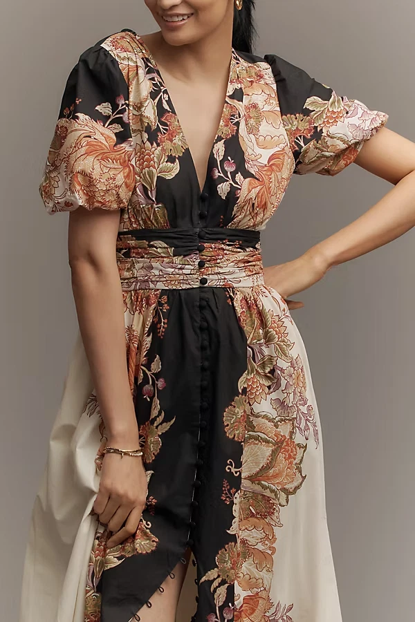 New Anthropologie The heynasreen Katerina Button-Front Dress size S NWT - Image 3 of 4