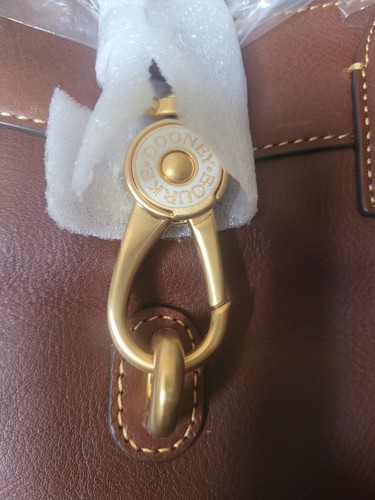 Dooney & Bourke Florentine Amelie Tote New With Tags Brown Leather - Picture 4 of 5