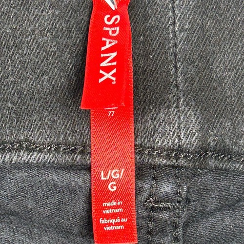 Spanx Women's Size L SpanxShape Kick Flare Jean Black 20763 - Picture 7 of 8