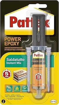Colla epossidica bicomponente saldatutto mix 5 minuti 12g