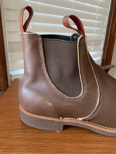 SELTENES MODELL - 3x getragen | RED WING 10E BRAUN CHELSEA RANCHER STIEFEL 8191 10 E - Bild 15 von 22