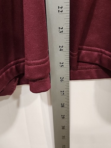 Callaway Golf Jacket Mens XL Maroon 1/4 Zip Fleece Sweater Long Sleeve - Picture 8 of 11