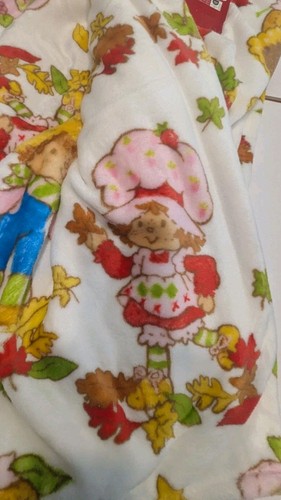 Strawberry Shortcake FALL Halloween Soft Plush Throw Blanket NEW - Picture 6 of 7