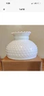 Vintage White Hobnail Milk Glass Lamp Shade Replacement 7” Fitter