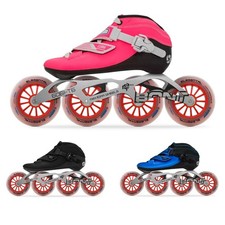 Bont Inline Speed Skating Racing Package - Luna Skate Boot 2PF 6061 Frame ...