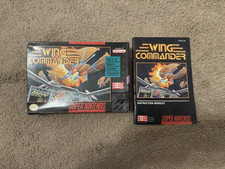 Wing Commander (Super Nintendo Entertainment System, 1992) Box And Manual Only