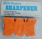 Vintage Multi-Purpose Sharpener for Household Cutlery Kitchenalia Plastic Retro