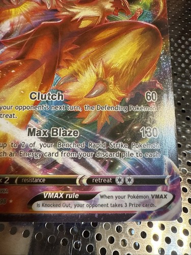 Blaziken VMAX 021/198 Swsh06: Sword & Shield - Chilling Reign Holo - Picture 5 of 5