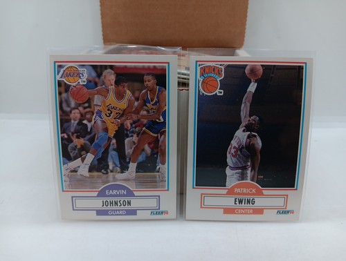 90-91 Fleer Basketball Complete Set #1-198 w/ Jordan - Robinson 1990-1991 NBA - Picture 7 of 12