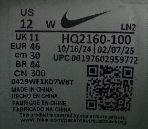 Nike Infinity Tour BOA 2 Men's Size 12 White Photon Dust Golf Shoes HQ2160-100 - Picture 13 of 13