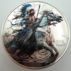 Native American Indian Warrior American Silver Eagle 1oz .999 Silver Dollar Coin