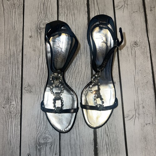 Vicini Giuseppe Zanotti Jewel Open Toed Strap Heels Gr- 39 - Bild 2 von 10