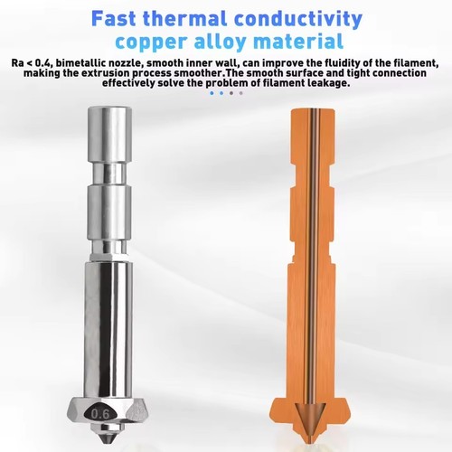Hotend For Anycubic Kobra3 max Combo Quick Swap Nozzle Harden Steel 0.4 0.6 0.8 - Bild 16 von 25