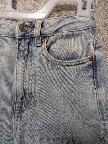 Pacsun Shorts Womens 23 Blue Denim Jean Cutoff 100% Cotton 90s Boyfriend - Picture 2 of 5